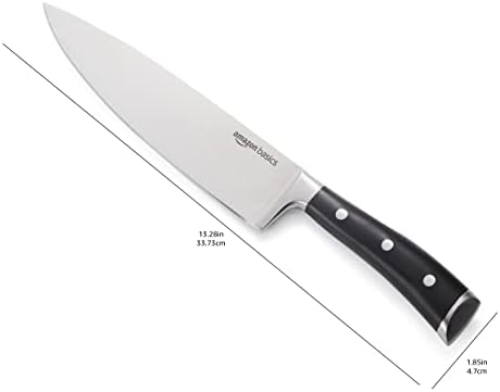 יסודות אמזון קלאסיים 8 סכין שף עם שלוש מסמרות