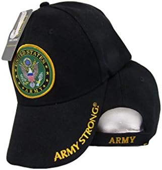 צבא ארצות הברית חזק סמל צל ירוק חותם רקום כובע כובע