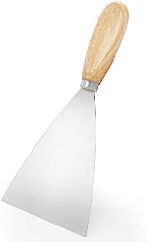 מרק סכין, 2 אינץ מתכת מגרד, עץ ידית ספקל סכיני קיר גבס, מדבקות, קיר נייר, תיקון, ציור, מקליטה, גירוד