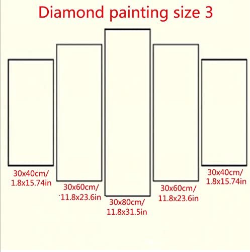 5 מארז 5 ד ערכות ציור יהלומים למבוגרים למתחילים תרגיל מלא עשה זאת בעצמך יהלומי אמנות ריינסטון
