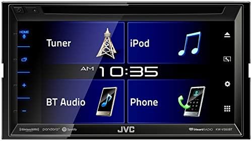 JVC KW-V350BT 6.8 מקלט עם Bluetooth, ממשק EQ + הלהקה של 13 להקות, מצלמת גיבוי ומקלט SiriusXM