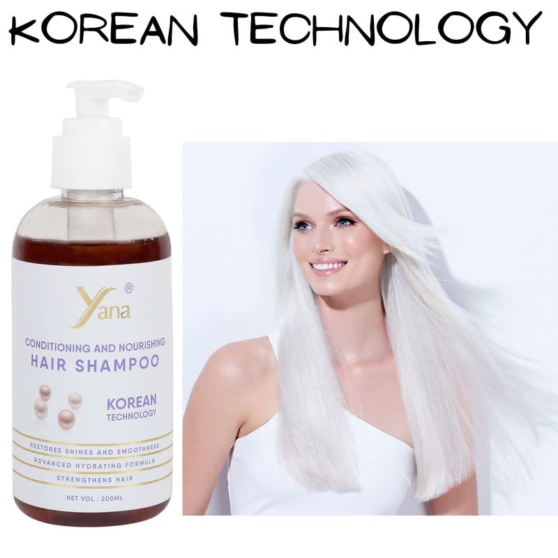 שמפו שיער של יאנה עם שמפו סתיו טכנולוגי קוריאני לנשים לשיער שומני