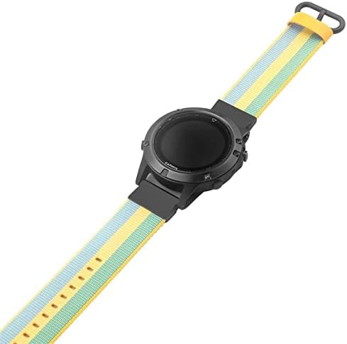 רצועת שעון ניילון לשחרור מהיר 22 ממ עבור גרמין פניקס 6 פי 6 שעון חכם פרו איזיפיט להקת יד פניקס 5 פי 5 פלוס