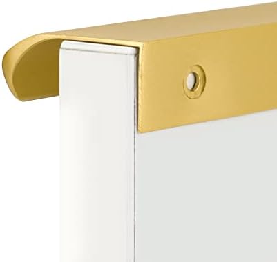GoldenWarm 10 חבילה מט אצבע זהב מושך ארון קצה מושך 5 אינץ