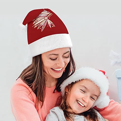הודי מנהיג של כיסוי ראש חג המולד כובע אישית סנטה כובע מצחיק חג המולד קישוטים