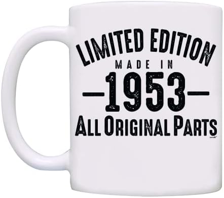 ספל 1953-70 יום הולדת מתנות מהדורה מוגבלת תוצרת 1953 כל מקורי חלקי קפה ספל-1953-0070-שחור