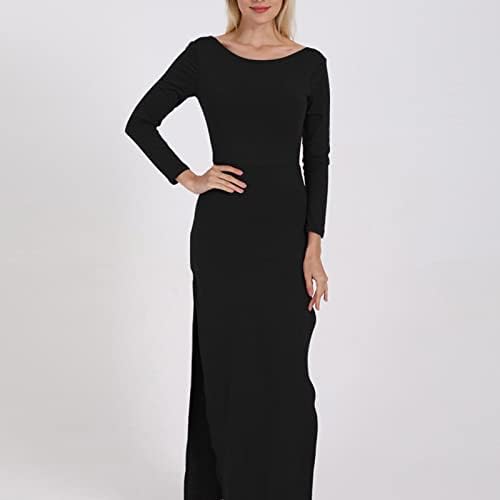 שמלת שמלה שחורה שמלת קייפ לנשים שמלות כלה מתבגרות שמלות שרוולים ארוכים לנשים 2022 אלגנטית גזרות מקסי