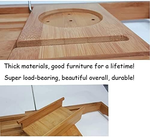 מכסה אמבטיה אמבטיה של ג'יויו אמבטיה מדף עץ מדף עץ מגש שולחן מגש מגש הניתן להרחבה מכסה אמבטיה מתקפל כיסוי