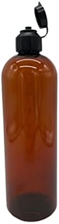 16 גרם ענבר קוסמו בקבוקי פלסטיק -3 חבילה מכולות ניתנות למילוי בקבוק ריק - שמנים אתרים - שיער - מוצרי ניקוי