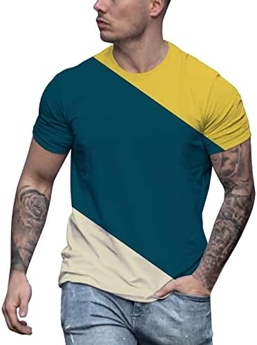 חולצות לגברים שרוול קצר שרוול קצר צווארון גרפיקה קיץ מהיר חידוש מזדמן מהיר חולצות טש חולצות לחולצות לגברים