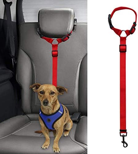 כלב חגורת בטיחות, חיות מחמד רכב חגורת בטיחות מתכוונן אלסטי בטיחות חגורת ברכב נסיעות לשימוש יומיומי