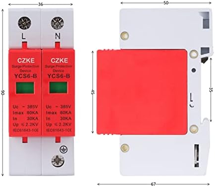 EKSIL YCS6 Series AC SPD 2P 385V מגן מגן על מגן מגן על מכשיר מעצר במתח נמוך