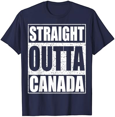 חולצת טריקו של קנדה ישר חולצת מתנה קנדית