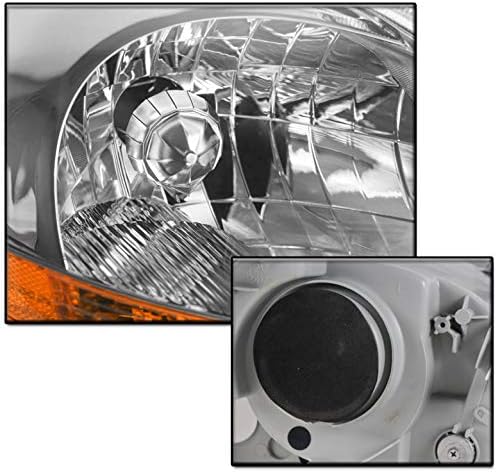 החלפת כרום פנס פנס מנורת צד נוסע עבור 2007-2012 טויוטה יאריס סדאן 4