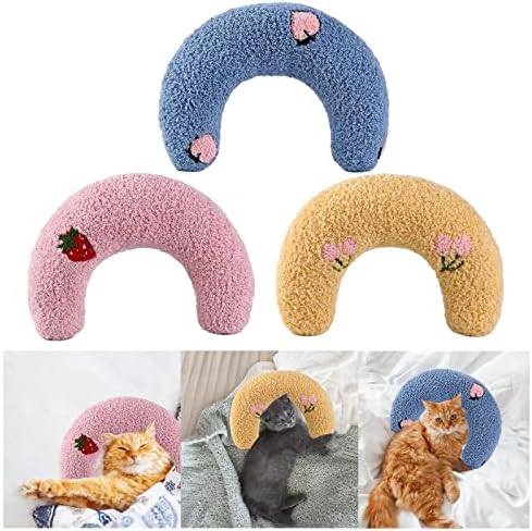 3 יחידות לחיות מחמד כריות ממולא חתול גור שינה כרית לעיסת צעצוע כרית
