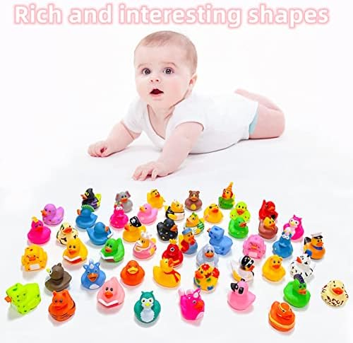 גומי ברווז צעצוע ברווזונים לילדים כולל ג ' יפ אמבט צעצוע מבחר לילדים - תינוק מקלחות אביזרי - בתפזורת