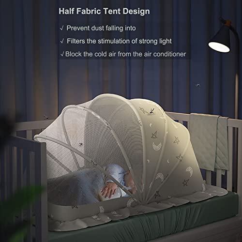 תינוק כילה מיטת אוהל ילדים נייד מתקפל עריסה כיסוי לנשימה מתקפל מיטות ללא תחתית עריסה נטו מקלט שמש