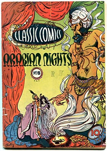 קומיקס קלאסי 8 מהדורה 1 1943-לילות ערביים-כיסוי ליליאן צ ' סטני+