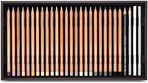 חומרי אמנות יצירתיים caran d'ACHE תאורה סטים עיפרון צבעוני סט של 80 קופסאות עץ