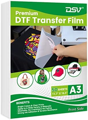 סרט העברה של DTF, DSV A3 50 Sheet