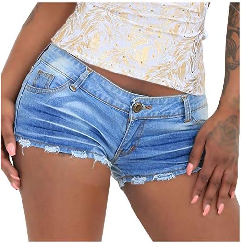 XXBR נשים אופנה קצרות שוטפות ג'ינס ג'ין ג'ין קצר בקיץ המותניים המותניים המותניים קצרים בתוספת מכנסיים