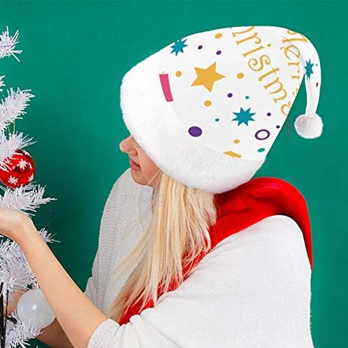 חג המולד סנטה כובע, החג שמח חג המולד חג כובע למבוגרים, יוניסקס נוחות חג המולד כובעי לשנה חדשה חגיגי תלבושות