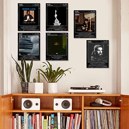 דרייק פוסטר פוסטר עקרב אלבום מוסיקה אלבום פוסטר כיסוי מהדורה מוגבלת פוסטר בד קיר אמנות חדר אסתטי