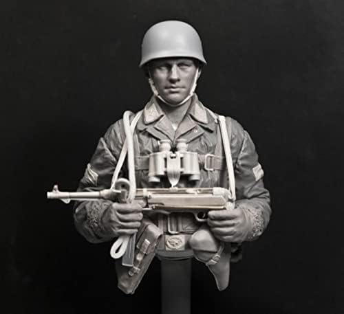גודמואל 1/10 מלחמת העולם השנייה וורמאכט חייל שרף חזה דגם / אינו מורכב ולא צבוע חייל למות יצוק ערכת