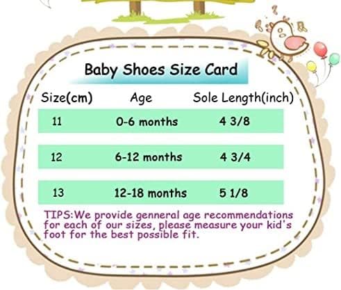Unisex-Baby Baby Crib נעליים רכות נולדות אנטי נולד ניטרלי ילדה נערת 0-18 חודשים ללבוש מסיבה.
