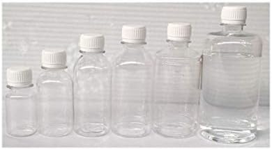 20 יחידות בקבוקי פלסטיק מחיות מחמד עם כובעי בורג לבנים משקאות בקבוקים מדורגים בבית