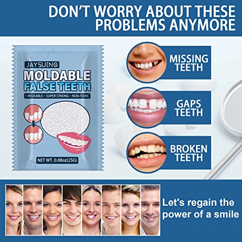 ערכת תיקון שיניים ערכת החלפת שיניים זמניות תעשו זאת בעצמכם