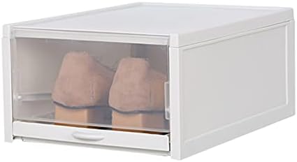 קופסאות אחסון שקופות של Anncus Flip -Open תיבות אחסון שקופות מארגן תיבת אחסון אטום אבק מארגן -מארגן -מארגן תיבת