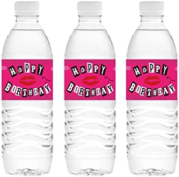 מים בקבוק תוויות עבור אומר בנות יום הולדת ספקי צד, אומר בנות מסיבת קישוטים, מסיבת יום הולדת טובות, 24 ספירות