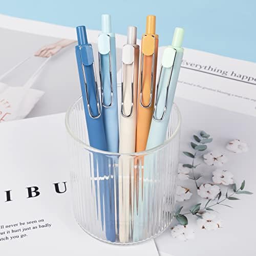 אלקלו נשלף עט נובע נוסף בסדר ציפורן תרמית מחיק עט נובע סט כולל 5 מזרקת עטים עם דיו ממיר כחול