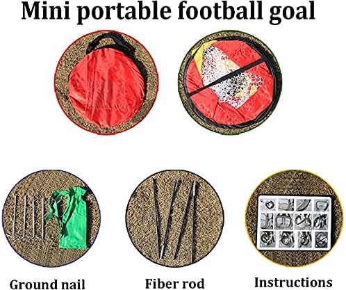 נייד מטרת כדורגל נייד כדורגל נטו מקורה וחיצוני גן חוף כדורגל אימון מדפי עם מוקפץ נטו כדורגל מטרות נייד