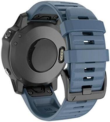 שחרור מהיר של Daikmz Silicone מהיר עבור Garmin Fenix ​​7x 7 7S Watch Easyfit Strap Strap For