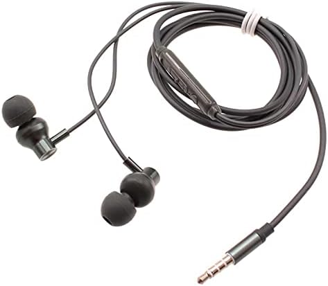 אוזניות חוטיות אוזניות צליל Hi -Fi אוזניות מיקרופון דיבוריות אוזניות מתכת אוזניות באוזן התואמות לסמסונג גלקסי