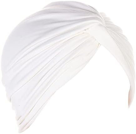 צמה מעוותת של נשים משיי טורבאן כובעי צוואר גייטר כיסוי ראש כיסוי כיסוי כפות כפות ראש עוטף ראש