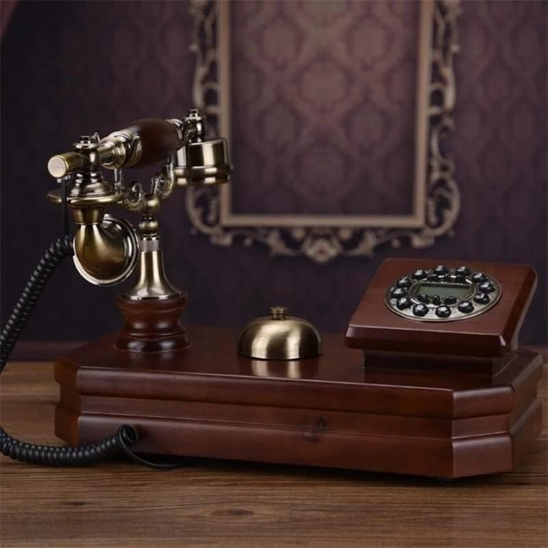 SEASD עתיק טלפון קבוע מיושן פעמון מיושן פסטורלי רטרו משרד ביתי