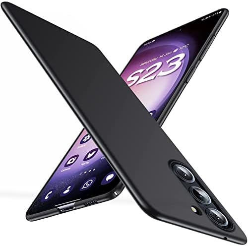 מקרה דק של GXMeuie Ultra עבור Samsung Galaxy S23 5G, מגע משיי וחומר נגד טביעות אצבע, מחשב קשיח דק כיסוי
