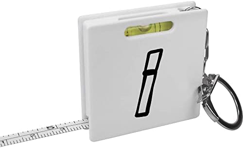 אזידה 'שפתון' מחזיק מפתחות סרט מדידה / פלס כלי
