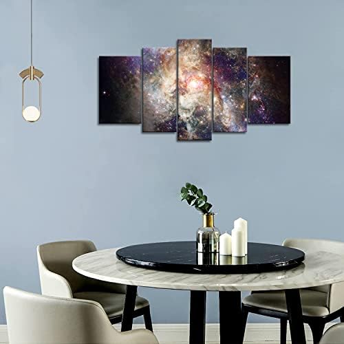 5 לוח קיר אמנות כוכב שדה בחלל ערפיליות ציור התמונה הדפסה על בד מופשט תמונות עבור בית תפאורה קישוט מתנת