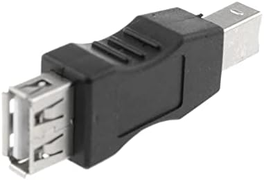 DGZZI USB 2.0 AF/BM מתאם 2PCS USB 2.0 נקבה ל- USB B ממיר מתאם זכר, סוג A נקבה ל- USB B מחבר מתאם זכר הדפס, מתאם