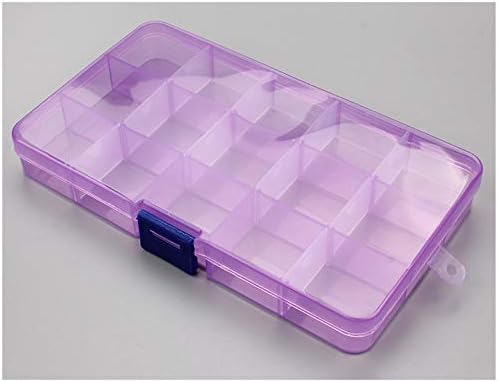 1 pcs פלסטיק 6/815 קופסאות אחסון משבצות אריזה מתכווננת כלי שקוף כלים מארגן מארגן מלאכה אביזרים