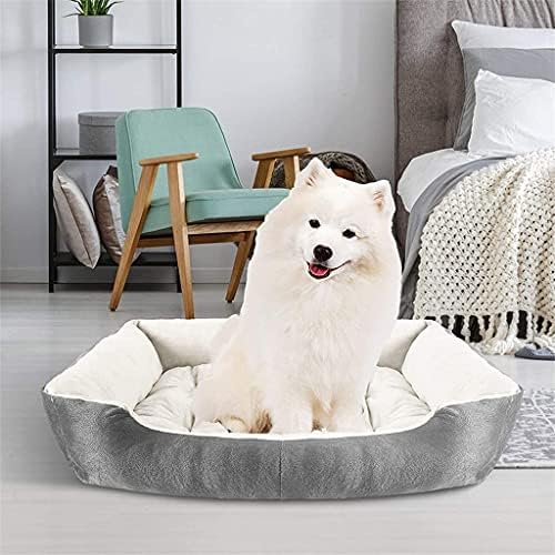סלטיום חום מחמד כלבים מיטת כלב מלונה כספת ספה רחיצה עם מילוי כותנה רך ותחתית החלקה למדיום קטן