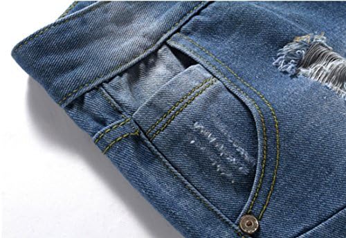 HZCX אופנה לקיץ קל משקל קל משקל כחול ג'ינס קצר