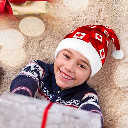 קנדה דגל חג המולד סנטה כובע עבור אדום חג המולד כובע חג טובות חדש שנה חגיגי ספקי צד