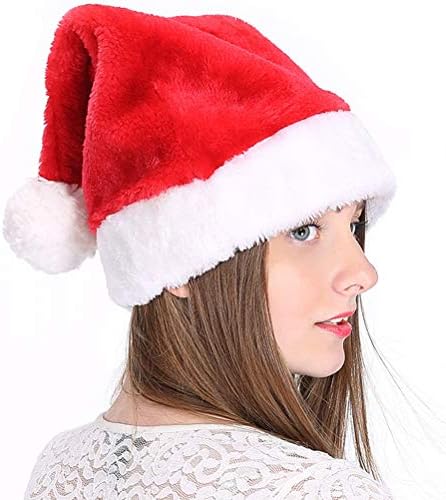 ספורט 5 יחידות חם כובע מעובה קטיפה חג המולד כובע סנטה קלאוס קלאסי פסטיבל כובע חג המולד קישוט