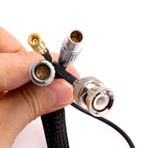 כבל ראשי של Aconnect עם כבל BNC-SMB לארי טריניטי ג'ויסטיק BNC זכר לנקבה SMB ו- 1B 8 PIN עד 0B 7 ערכת כבלים