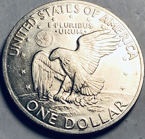 1971 S Eisenhower 40 אחוזים מוכר דולר כסף מנטה